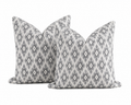 Grey Diamond Cushion (set of 2)